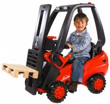 vaikiskas elektromobilis - BIG - Linde Forklift (800056580) - 3 nuotrauka