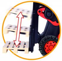 vaikiskas elektromobilis - BIG - Linde Forklift (800056580) - 5 nuotrauka