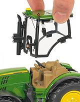 modeliukai traktoriai - Siku John Deere 6210R Green 3282 - 4 nuotrauka