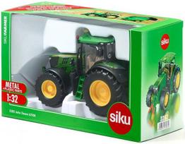 modeliukai traktoriai - Siku John Deere 6210R Green 3282 - 6 nuotrauka