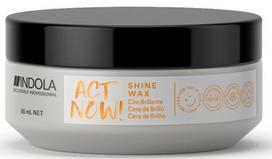 Spindesio plaukams suteikiantis vaškas Indola ActNow Shine Wax 85ml