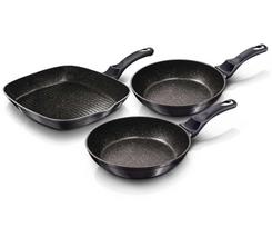 BerlingerHaus Metallic Line Carbon Pro Edition keptuvių rinkinys, 3 vnt