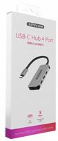 laidai kabeliai jungtys - Sitecom USB-C Hub 4 Port USB-C - 2 nuotrauka