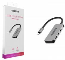 laidai kabeliai jungtys - Sitecom USB-C Hub 4 Port USB-C - 3 nuotrauka