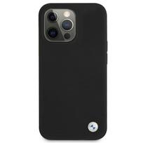 BMW "BMHCP13XSILBK Silicone Back Case iPhone 13 Pro Max" Black