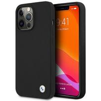 apple leather case 13 pro max - BMW "BMHCP13XSILBK Silicone Back Case iPhone 13 Pro Max" Black - 3 nuotrauka