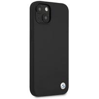 mini telefonai - BMW "BMHCP13SSILBK Silicone Back Case iPhone 13 Mini" Black - 2 nuotrauka