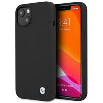 mini telefonai - BMW "BMHCP13SSILBK Silicone Back Case iPhone 13 Mini" Black - 4 nuotrauka