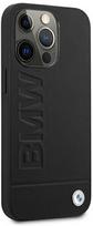 apple leather case 13 pro max - BMW "BMHCP13XSLLBK Leather Back Case iPhone 13 Pro Max" Black - 2 nuotrauka