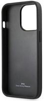 apple leather case 13 pro max - BMW "BMHCP13XSLLBK Leather Back Case iPhone 13 Pro Max" Black - 6 nuotrauka