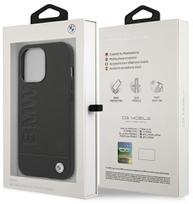 apple leather case 13 pro max - BMW "BMHCP13XSLLBK Leather Back Case iPhone 13 Pro Max" Black - 7 nuotrauka