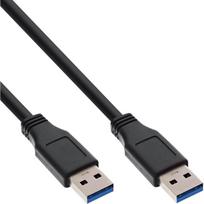 Pirkti InLine USB 3.0 Cable Type A Black 5m - Photo 1