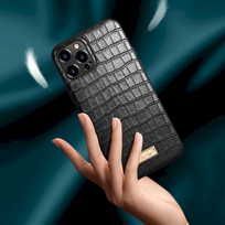 apple iphone 12 pro max, - "Luxury Case iPhone 12 Pro Max" Black - 2 nuotrauka