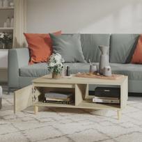 zurnalinis staliukas azuol - Kavos staliukas VLX Coffee Table, ąžuolo, 900 mm x 600 mm x 350 mm - 6 nuotrauka
