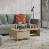zurnalinis staliukas azuol - Kavos staliukas VLX Coffee Table, ąžuolo, 900 mm x 600 mm x 350 mm - 7 nuotrauka