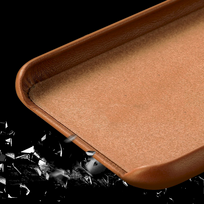 iphone case leather - Fusion Accessories "Eco Leather Case iPhone 12 / 12 Pro" Pink - 2 nuotrauka