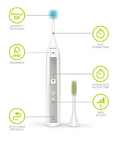 silk'n - Elektrinis dantų šepetėlis Silkn ToothWave TW1PE3001, baltas - 2 nuotrauka