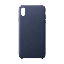 mini telefonai - Fusion Accessories "Eco Leather Case iPhone 12 Mini" Blue - 1 nuotrauka