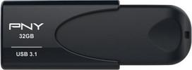 usb 3 0 32gb - PNY 32GB Attache USB 3.1 Black (Juodas) - 3 nuotrauka