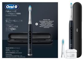 oral b travel case - Oral-B S411.526.3X Pulsonic Slim Luxe 4500 Matte Black - 5 nuotrauka