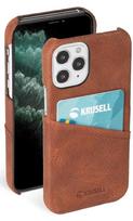 apple iphone 12 pro max, - Krusell Sunne CardCover Apple iPhone 12 Pro Max vintage cognac (62176) - 4 nuotrauka