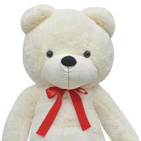 minkstas suo zaislas - Pliušinis žaislas VLX Teddy Bear, baltas, 242 cm - 4 nuotrauka