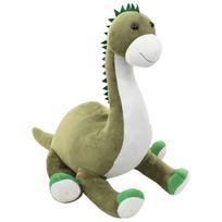 zaislinis dinozauras - Pliušinis žaislas VLX Brontosaurus, baltas/žalias, 130 cm - 2 nuotrauka