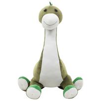 zaislinis dinozauras - Pliušinis žaislas VLX Brontosaurus, baltas/žalias, 130 cm - 4 nuotrauka