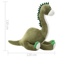 zaislinis dinozauras - Pliušinis žaislas VLX Brontosaurus, baltas/žalias, 130 cm - 6 nuotrauka