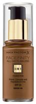 Max Factor Facefinity 3 In 1 Primer, Concealer And Foundation Spf20 100 Suntan 30ml
