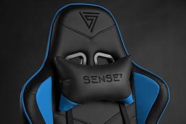 sense7 kedes - Žaidimų kėdė SENSE7 Spellcaster, mėlyna/juoda - 9 nuotrauka