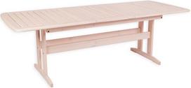 baltas lauko staliukas - Lauko stalas Folkland Timber Bavaria White, 170 - 220 x 90 x 73 cm - 2 nuotrauka
