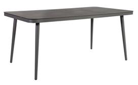 stalas lauko 180 - Lauko stalas Home4you Andros Grey, 180 x 90 x 75 cm - 1 nuotrauka