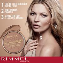 bronzos pudra - Rimmel Natural Bronzer bronzantas 001 Sunlight 14g - 3 nuotrauka