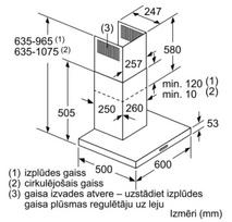 gartraukiai 60 cm - Bosch DWB66FM50 - 7 nuotrauka