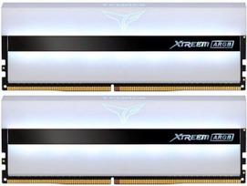 ddr4 3200 cl16 - TEAM GROUP T-Force XTREEM ARGB DDR4 16GB 2x8GB 3200MHz DIMM CL16 1.35V Baltas - 1 nuotrauka