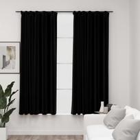 uzuolaidos su kabliukais - Naktinės užuolaidos VLX 321156, juodos, 1750 mm x 1400 mm - 4 nuotrauka