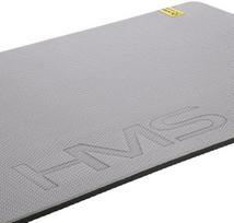 jogos kilimelis 1 cm - Treniruočių kilimėlis HMS Premium MFK07 šviesiai pilkas-juodas, 120x60cm, EVA 15mm - 3 nuotrauka