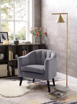 smelis - Fotelis Halmar Marshal Leisure Chair Grey, 70x64x75 cm - 2 nuotrauka