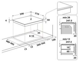 hob induction - Whirlpool WSS4060BF - 4 nuotrauka