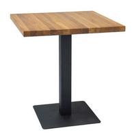 Signal Meble Puro Table 70x70cm Oak/Black