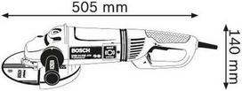 bosch kampini slifuoklis - Kampinis šlifuoklis Bosch GWS 24-230 JVX Professional - 2 nuotrauka