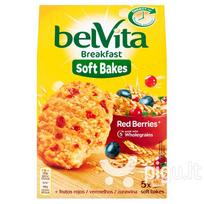 razinos - Sausainiai BELVITA su spanguolėmis, razinomis, 250g - 1 nuotrauka