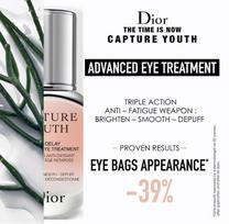 kremai nuo rauksliu - Dior Capture Youth Eye Treatment 15ml - 4 nuotrauka