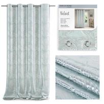 Naktinės užuolaidos AmeliaHome Velvet, sidabro, 1400 mm x 2450 mm