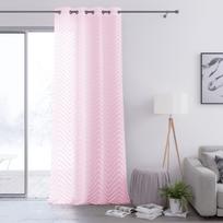 uzuolaidos 250 cm - Dieninės užuolaidos AmeliaHome Molisa Eyelets, rožinės, 2500 mm x 1400 mm - 5 nuotrauka