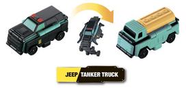 dzipas -  FlipCars 2in1 Jeep & Tanker Truck, mėlyna/juoda - 2 nuotrauka