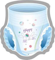 bella happy - HAPPY MAXI PANTS sauskelnės-kelnaitės vaikams 8-14 kg N24 - 3 nuotrauka