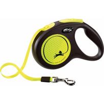 pavadelis flexi m - FLEXI automatinis pavadėlis NEW NEONm 5m juosta - 1 nuotrauka