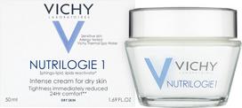 vichy - VICHY maitinamasis sausos odos kremas NUTRILOGIE 1, 50 ml - 1 nuotrauka